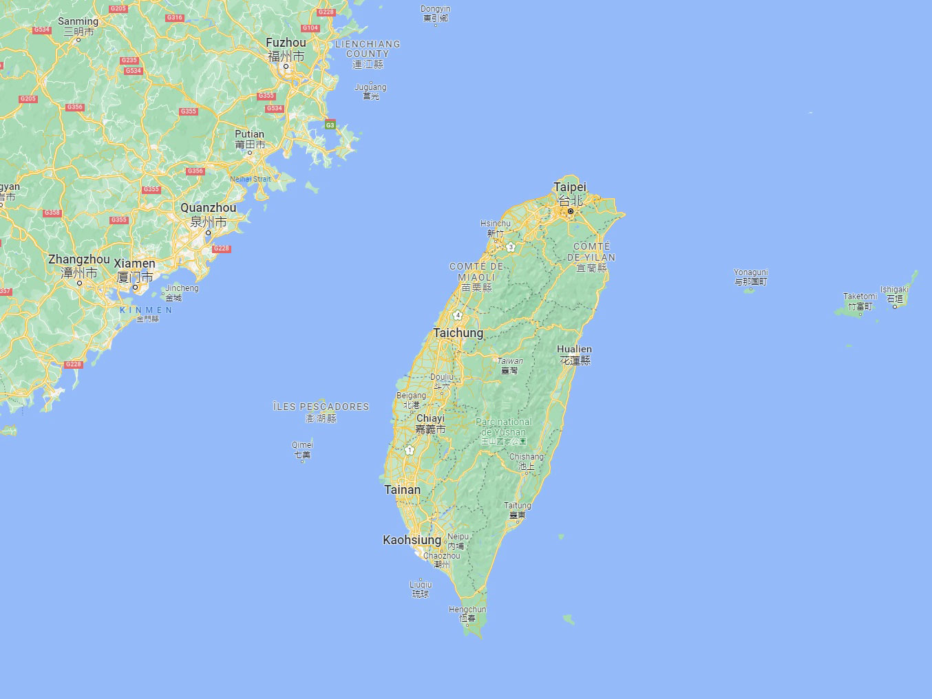 Chine : fermeture de l’espace aérien au de nord de Taïwan ce dimanche ?