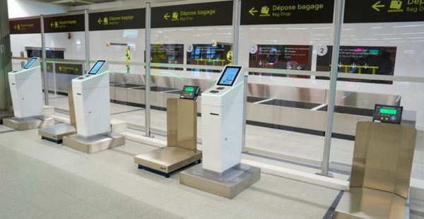
L’aéroport de Nantes Atlantique a déployé  &nbsp;pour la première fois en France&nbsp;» un dispositif de dépose bagage a
