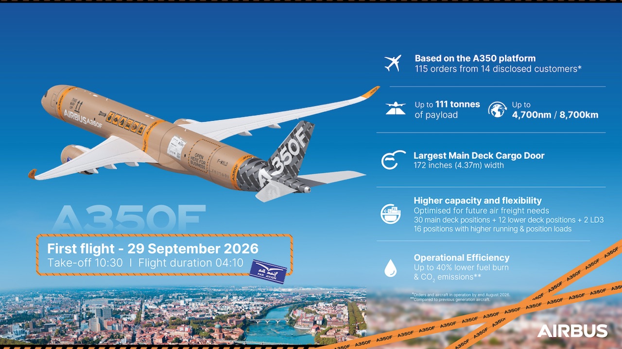 L’Airbus A350F effectue son premier vol à Toulouse et lance ses essais de certification 1 Air Journal L’Airbus A350F effectue son premier vol à Toulouse et lance ses essais de certification 1 Air Journal