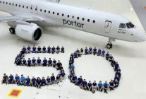 
Porter Airlines a franchi une nouvelle étape de sa croissance en prenant livraison de son 50e Embraer E195‑E2, devenant l’un