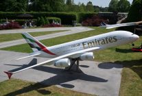 
À Bruxelles, le parc Mini-Europe accueille une reproduction spectaculaire de l’Airbus A380 aux couleurs d’Emirates. Une inst