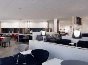 
Au printemps 2026, Air France ouvrira un tout nouveau salon au terminal 4 de l’aéroport de Londres-Heathrow. Pensé comme une 