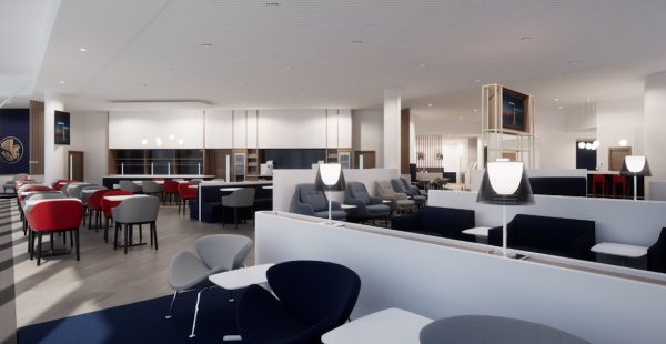 
Au printemps 2026, Air France ouvrira un tout nouveau salon au terminal 4 de l’aéroport de Londres-Heathrow. Pensé comme une 