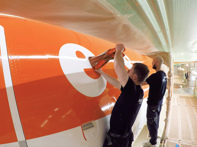EasyJet teste une nouvelle peinture qui réduit le poids de l'avion 91 Air Journal