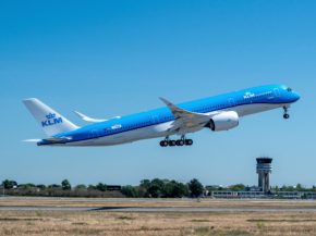 
Le premier Airbus A350-900 destiné à KLM a effectué deux vols d’essais au cours de la semaine écoulée, nouvelle étape ava