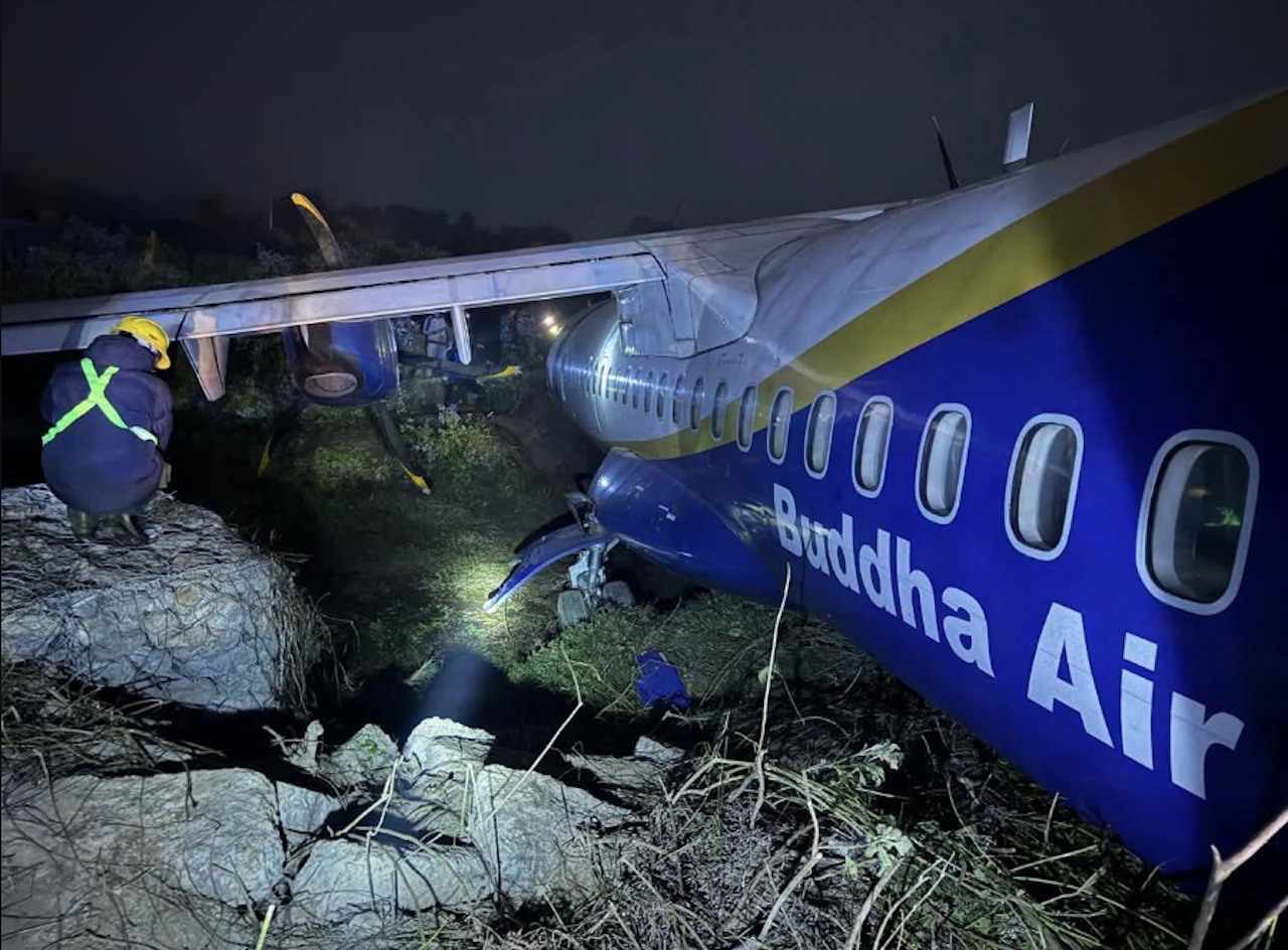 Népal : un ATR 72 de Buddha Air finit sa course hors piste à Bhadrapur faisant 7 blessés 1 Air Journal