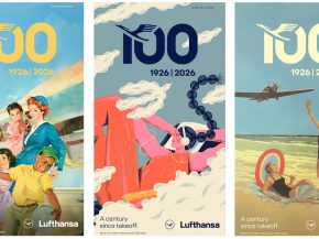
À l’occasion de son 100e anniversaire, la compagnie allemande Lufthansa dévoile une vaste campagne publicitaire retraçant un