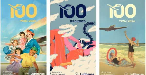
À l’occasion de son 100e anniversaire, la compagnie allemande Lufthansa dévoile une vaste campagne publicitaire retraçant un