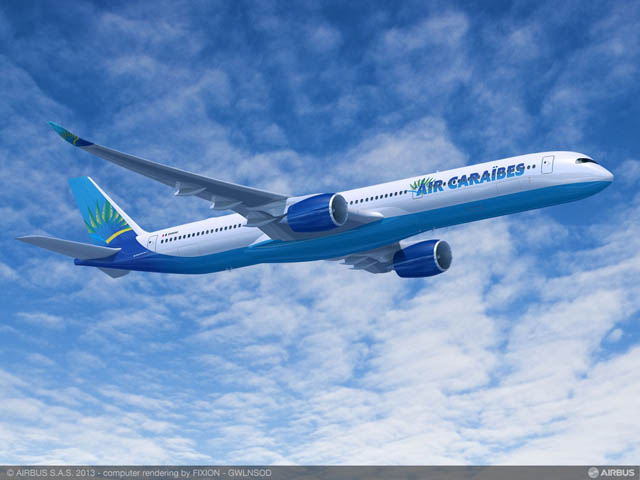 Air Caraïbes reçoit son premier Airbus A350-1000 bi-classe