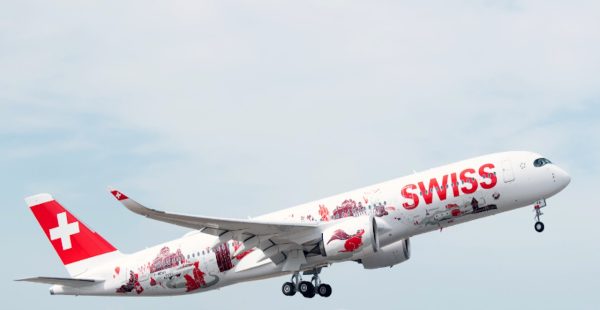 
Hier, le premier Airbus A350-900 de SWISS a effectué son tout premier vol au départ de Toulouse, arborant fièrement son nom - 