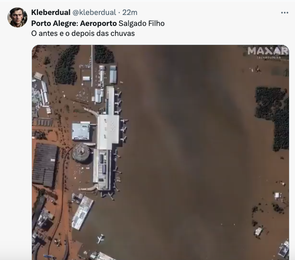 Brésil : l'aéroport de Porto Alegre fermé en raison d’une inondation majeure 1 Air Journal