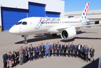 
La compagnie croate a réceptionné son premier Airbus A220-100. Elle devient le cinquième transporteur mondial à exploiter la 