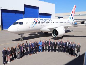 
La compagnie croate a réceptionné son premier Airbus A220-100. Elle devient le cinquième transporteur mondial à exploiter la 