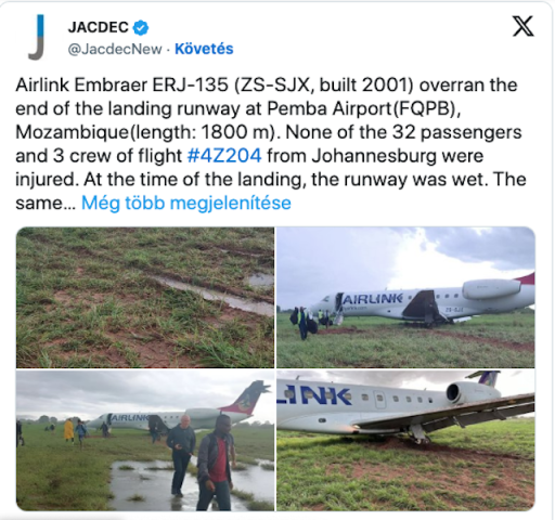 Un Fokker 50 de Jetways Airlines s'écrase à l'atterrissage en Somalie : un pilote décédé 55 Air Journal