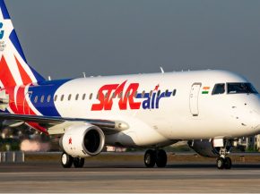 
Le deuxième Embraer E175 de 88 places, en classe économique, est arrivé à Bengaluru, au Karnataka, après la livraison du pre