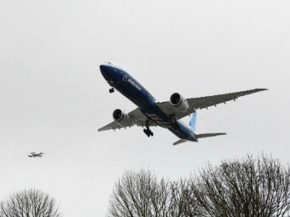 Grâce à une météo plus clémente, le constructeur aéronautique américain a organisé avec succès le premier vol du plus gra