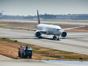 
Emirates, première compagnie aérienne internationale au monde par le nombre de passagers, a présenté en Afrique du Sud son Bo