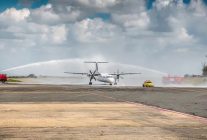 
Jambojet accueille un dixième Dash 8 Q400 pour faire face à la croissance soutenue du trafic aérien domestique au Kenya.&nbsp;