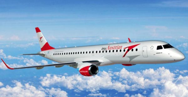 
Austrian Airlines a amorcé le renouvellement complet de sa flotte court- et moyen-courrier. Le premier Embraer 195 de la compagn