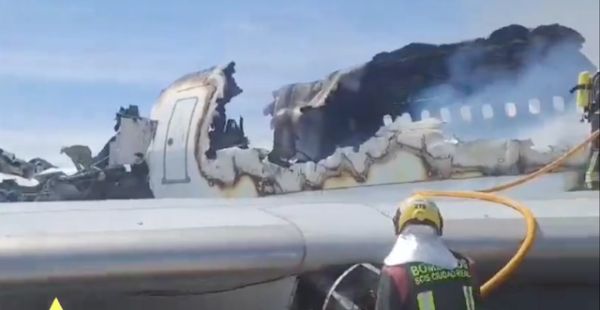 
Hier, un Airbus A330 destiné à être démantelé a été détruit dans un incendie à l aéroport international de Ciudad Real 