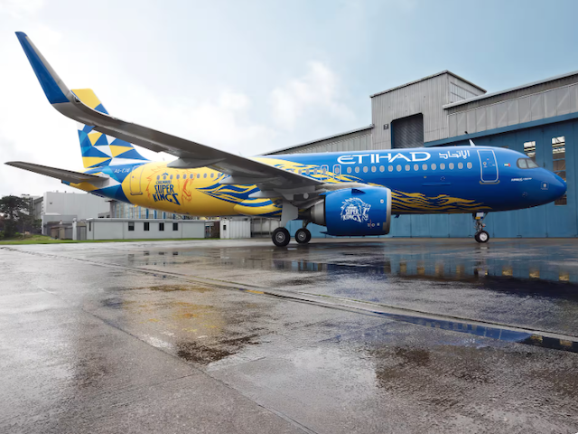 Le premier A320neo d'Etihad Airways dévoilé avec une nouvelle livrée 48 Air Journal