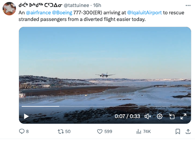Un 787 d’Air France atterrit en urgence à Iqaluit, un 767 de FedEx atterrit sur le nez à Istanbul 2 Air Journal