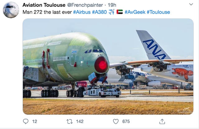 Le dernier Airbus A380 assemblé en France 1 Air Journal