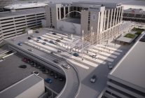 
Les travaux préparatoires pour l’aménagement du nouveau Drop-off (dépose-minute), qui se trouvera derrière l’hôtel Shera