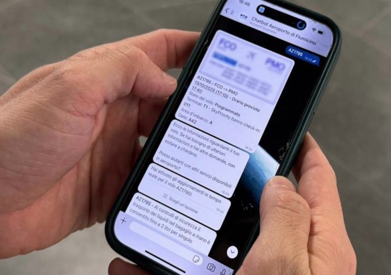 Rome-Fiumicino lance son assistant virtuel alimenté par l’IA au service des voyageurs 4 Air Journal
