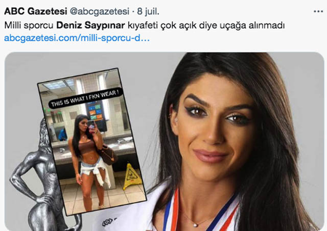 Une femme bodybuilder interdite de vol en raison d'une tenue trop légère 3 Air Journal Une femme bodybuilder interdite de vol en raison d'une tenue trop légère 3 Air Journal