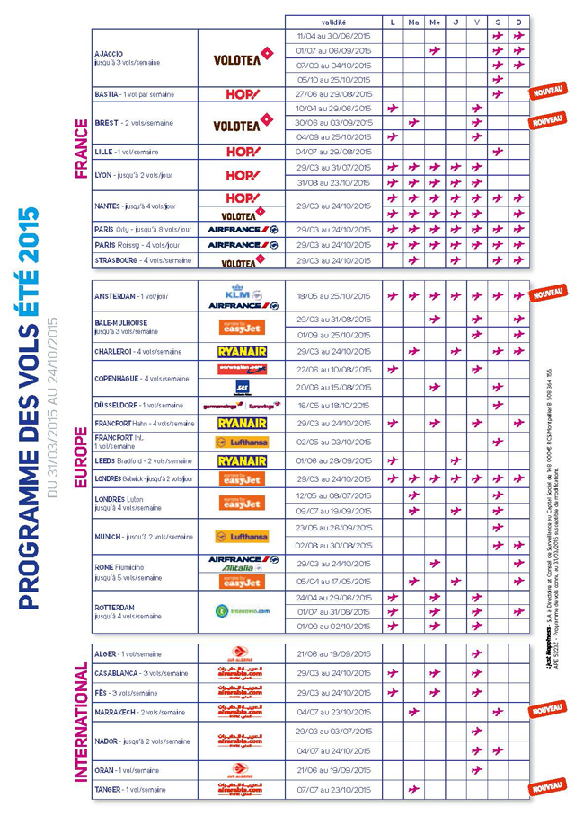 Aéroport Montpellier-Méditerranée : un programme estival avec 5 ...