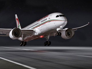 air-jouranl_Royal Air Maroc 787 takeoff nuit