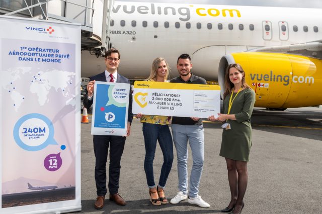 Vueling : 2 millions de passagers à Nantes-Atlantique 1 Air Journal Vueling : 2 millions de passagers à Nantes-Atlantique 1 Air Journal