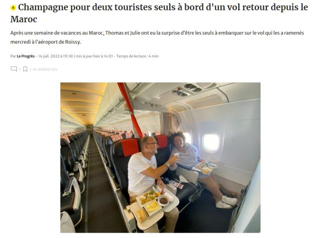 Désordre : un vol avec seulement deux passagers, un avion pris en otage par des passagers en colère 1 Air Journal