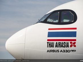 La low cost AirAsia a pris livraison vendredi de son premier A330neo, immatriculé MSN1901, qui sera déployé à Bangkok (Thaïla