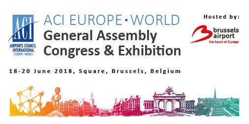 Du 18 au 20 juin 2018, Brussels Airport organisera le congrès ACI World et ACI Europe et accueillera plus de 800 professionnels d