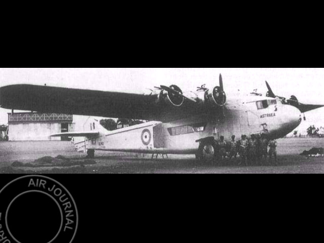 Le 14 février 1933 dans le ciel : L’« Atalanta » arrive au Cap