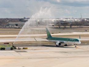La compagnie nationale irlandaise Aer Lingus vient d inaugurer une ligne directe entre Dublin et Philadelphie, sa 14ème destinati