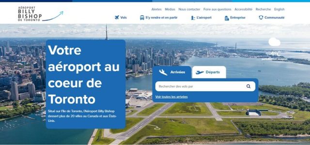 Info pratique : l'aéroport Billy Bishop de Toronto inaugure un nouveau site web 3 Air Journal