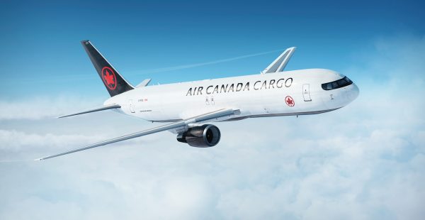 
Le premier Boeing 767-300ER converti 100% cargo de la compagnie Air Canada a effectué jeudi son premier vol de transport de fret