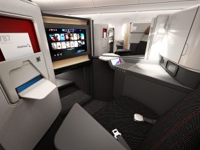 
American Airlines a dévoilé sa nouvelle cabine Business baptisée Flagship Suite et aussi sa nouvelle cabine Premium Economique