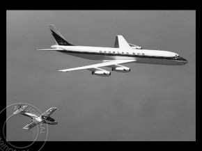 
Histoire de l’aviation – 30 mai 1958. En confrontation directe avec le Boeing 707, qui a effectué son tout premier vol le j