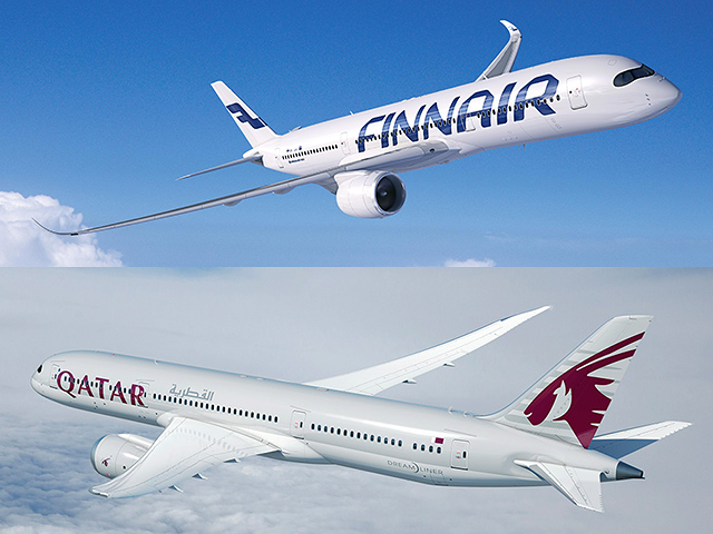 Finnair et Qatar Airways ensemble entre la Scandinavie et Doha 1 Air Journal