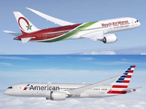 Les compagnies aériennes American Airlines et Royal Air Maroc ont déposé une demande d’autorisation au DoT (ministère des tr