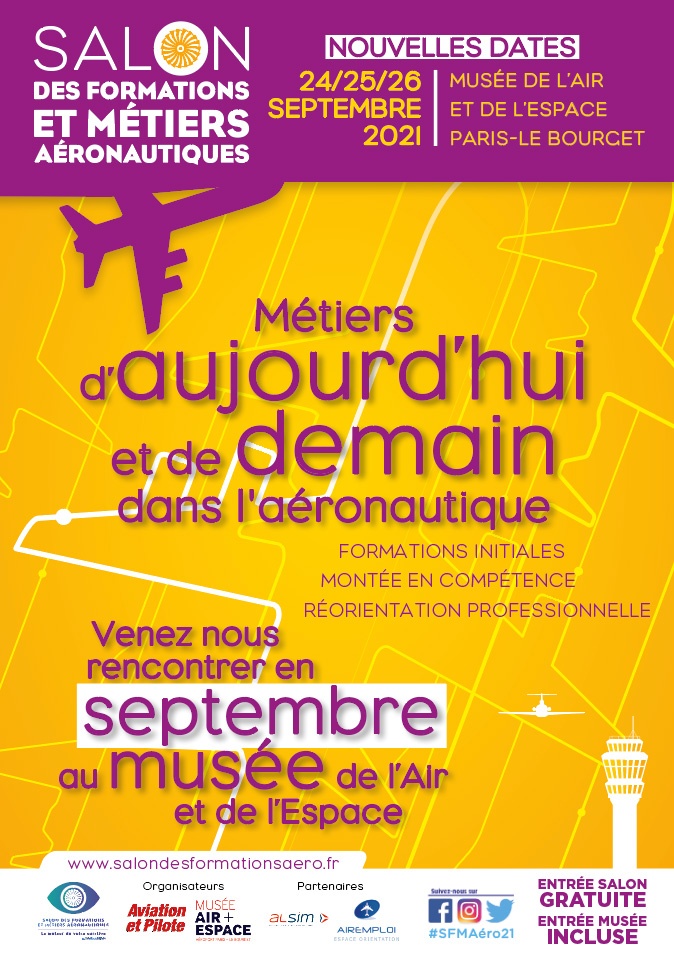Emploi : le Salon des Formations et Métiers Aéronautiques du 24 au 26 septembre au Bourget 1 Air Journal