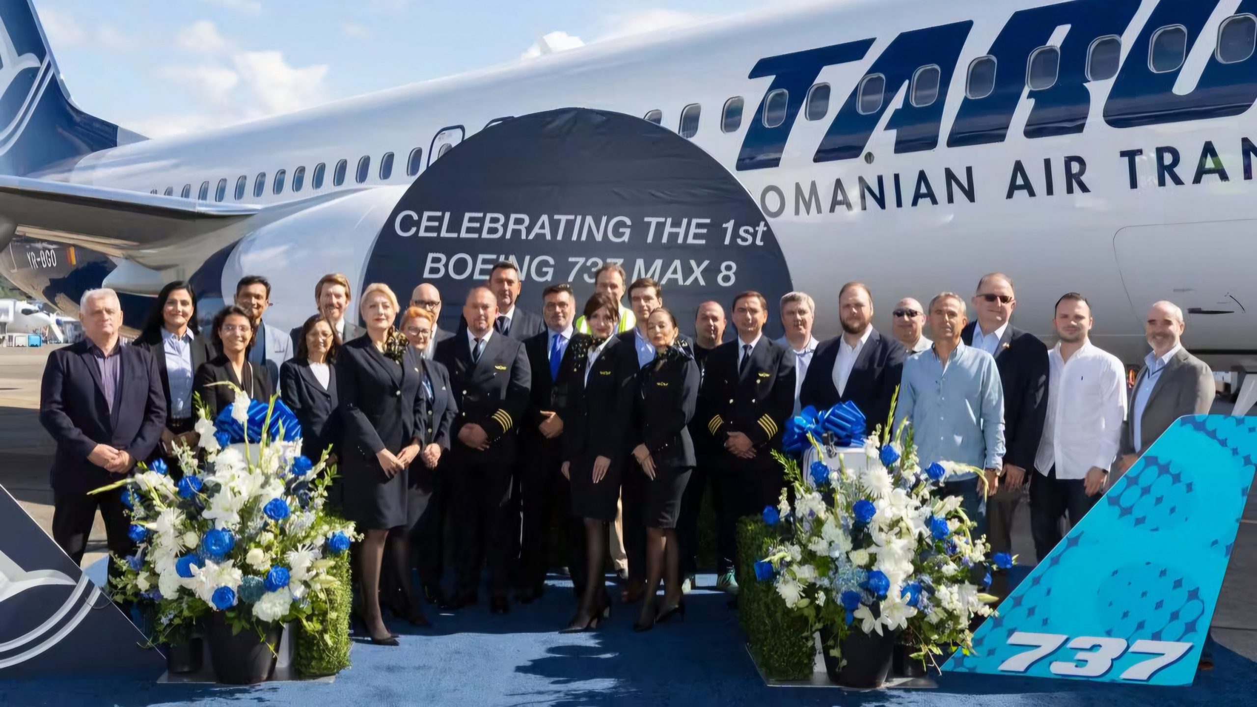 TAROM reçoit son premier Boeing 737 MAX 8, étape-clé de sa modernisation 1 Air Journal TAROM reçoit son premier Boeing 737 MAX 8, étape-clé de sa modernisation 1 Air Journal