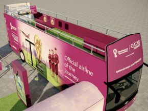 
À 100 jours de la Coupe du Monde de la FIFA au Qatar, la compagnie aérienne Qatar Airways, qui est le transporteur officiel de 