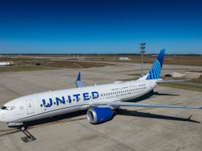 
Le programme ecoDemonstrator Explorer, basé sur un Boeing 737 MAX 8 de United Airlines, a permis de tester un protocole Internet