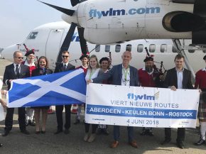 La compagnie aérienne VLM Airlines développe son réseau à Anvers en ajoutant une route vers Aberdeen, sa troisième destinatio