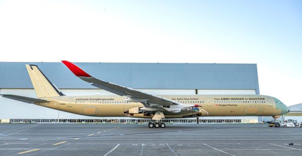 
La compagnie aérienne australienne Qantas a rendu public hier des images de son premier Airbus A350-1000ULR (Ultra Long Range) a